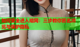 如何安全进入暗网：三步教你匿名浏览与保护隐私