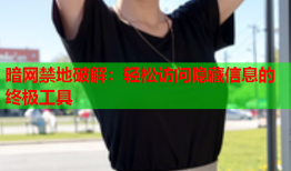 暗网禁地破解：轻松访问隐藏信息的终极工具