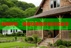 暗网探秘：潜藏在黑暗中的真实故事