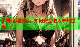 手机暗网探秘：如何安全进入未知世界