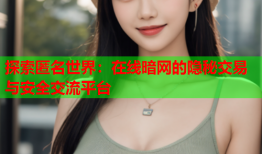 探索匿名世界：在线暗网的隐秘交易与安全交流平台