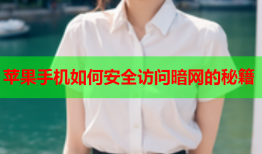 苹果手机如何安全访问暗网的秘籍