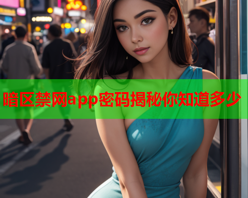 暗区禁网app密码揭秘你知道多少