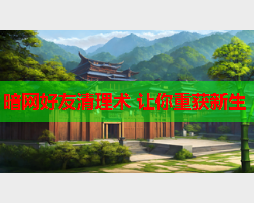 暗网好友清理术 让你重获新生