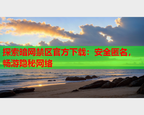 探索暗网禁区官方下载：安全匿名，畅游隐秘网络