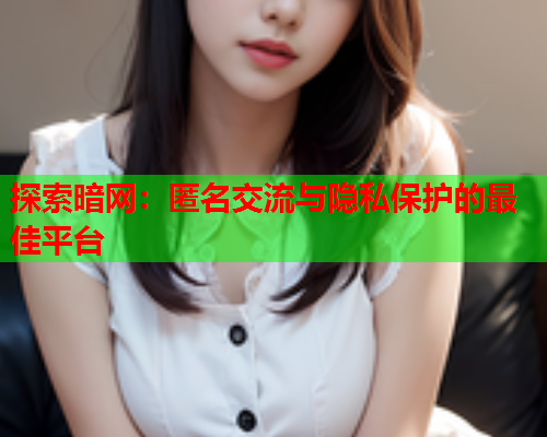 探索暗网：匿名交流与隐私保护的最佳平台